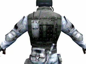 r6 face mask army soldier 3D Model