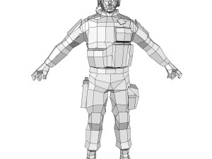 r6 face mask army soldier 3D Model