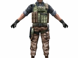 r7 army soldier 3D 모델