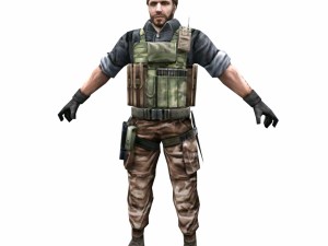 r7 army soldier 3D 모델