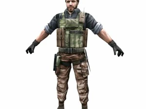 r7 army soldier 3D Model