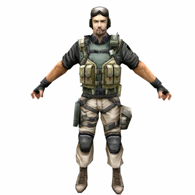 r8 army soldier 3D Модель .c4d .max .obj .3ds .fbx .stl .blend 
