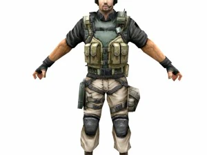 prajurit tentara r8 Model 3D