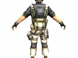 r8 army soldier 3D Модель