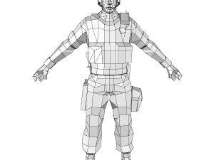 r8 army soldier 3D Модель
