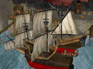 pirate shipyard environment Modelo 3D