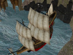 pirate shipyard environment Modelo 3D
