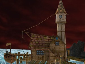 pirate shipyard environment Modelo 3D