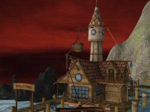 pirate shipyard environment Modelo 3D