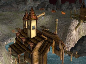pirate shipyard environment Modelo 3D