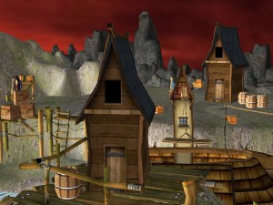 pirate shipyard environment Modelo 3D