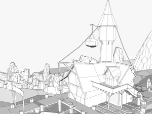 pirate shipyard environment Modelo 3D