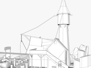 pirate shipyard environment Modelo 3D
