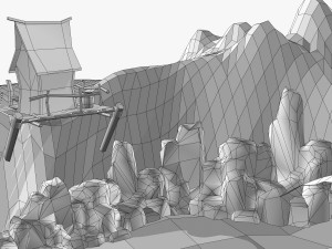 pirate shipyard environment Modelo 3D