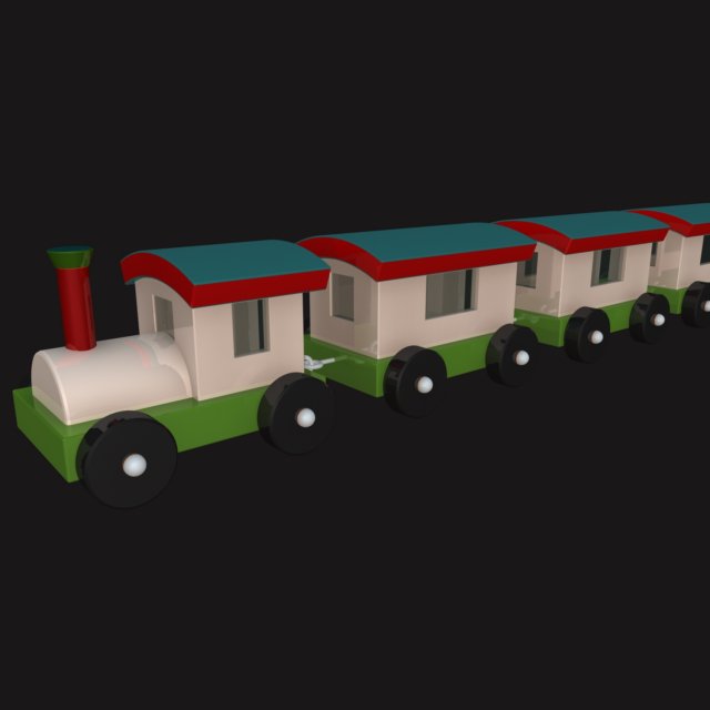 cartoony toy train 3D Модель .c4d .max .obj .3ds .fbx .stl .blend 