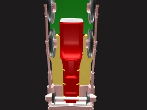 toy train engine 02 3D Model