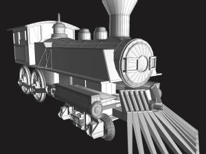 toy train engine 02 3D Model