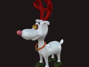 cartoon deer toy 3D 모델