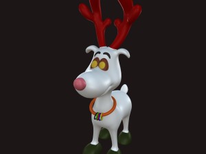 cartoon deer toy 3D Model