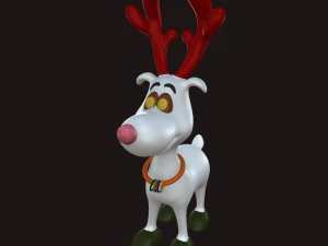 cartoon deer toy 3D Model