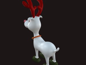 cartoon deer toy 3D Model