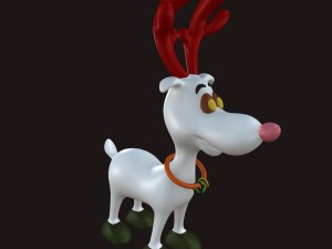 cartoon deer toy 3D Model