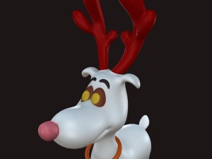 cartoon deer toy 3D Model