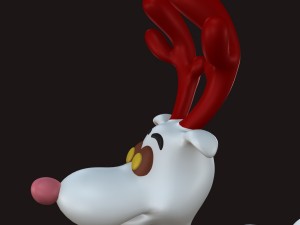 cartoon deer toy 3D Model