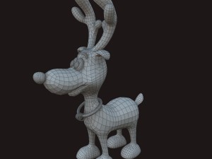 cartoon deer toy 3D Model