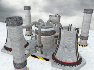 nuclear powerplant 3D 모델