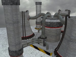 nuclear powerplant 3D Model