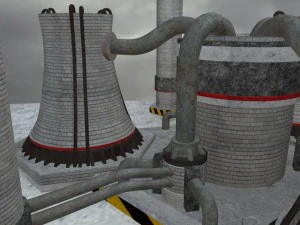 nuclear powerplant 3D Model