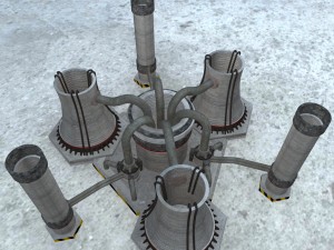 nuclear powerplant 3D Model