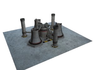 nuclear powerplant 3D Model