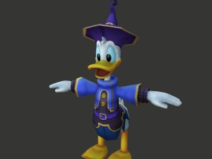 donald duck cartoon Modello 3D