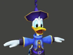 donald duck cartoon 3D Model