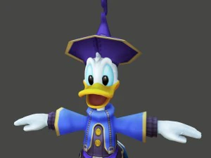 donald duck cartoon 3D Model