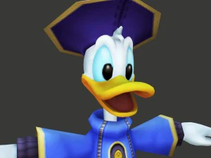 donald duck cartoon 3D Model