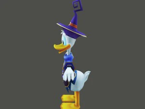donald duck cartoon 3D Model