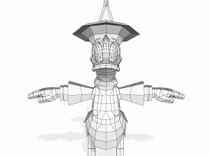 donald duck cartoon 3D Model