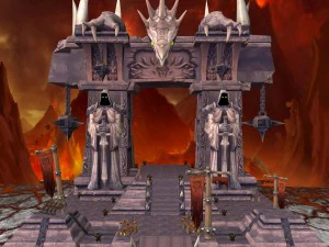 gerbang masuk neraka Model 3D