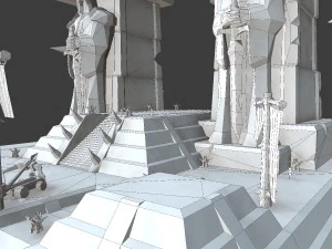 entry gate of hell 3D Model