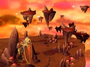 alien sky valley 3D-Modell