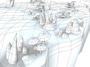 alien sky valley Modelo 3D