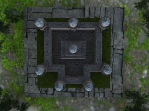 medieval castle stone palace 3D 模型