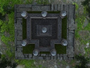 medieval castle stone palace 3D Model