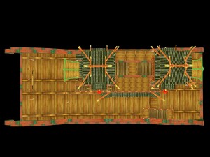 shikara night lighting boat Model 3D