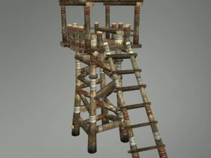 medieval village props set collection 3D Model