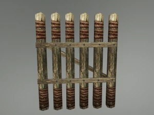 medieval village props set collection 3D Model