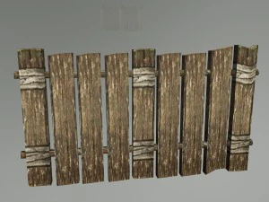 medieval village props set collection 3D Model